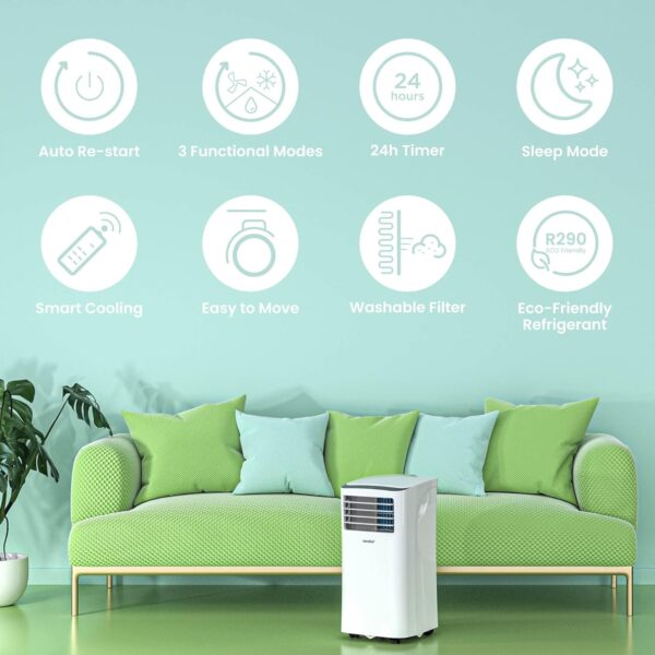 COMFEE' Climatiseur Mobile 7000 BTU 3
