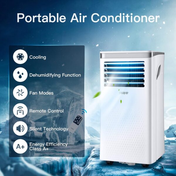 Pasapair Climatiseur Mobile 9000BTU 4